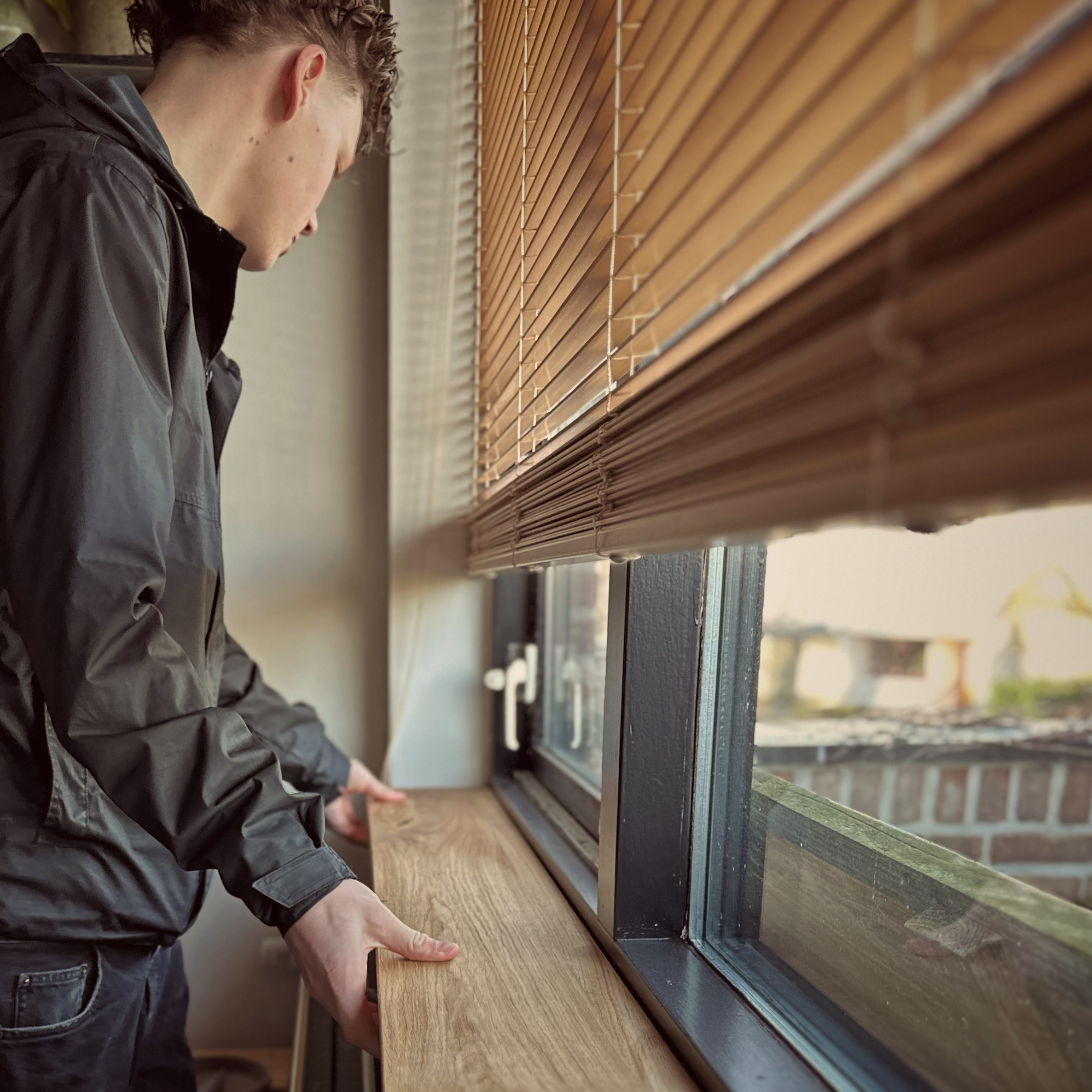 Plaatsen vensterbank